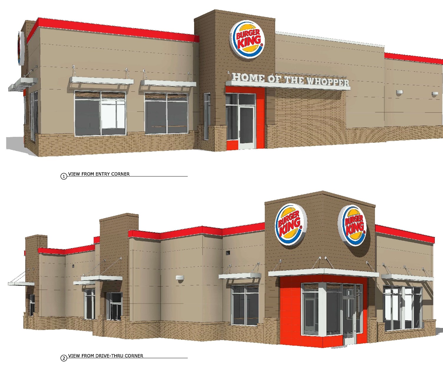 Burger King rendering